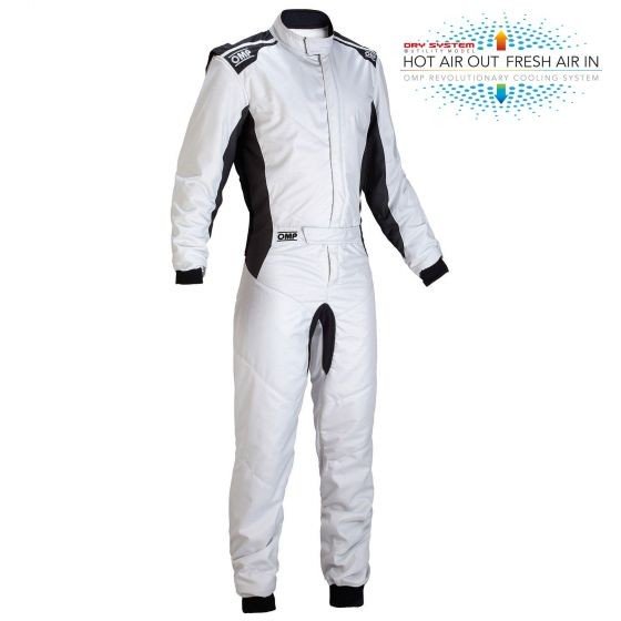 OMP TRAJE DE CARRERAS ONE-S FIA 8856-2018 GRIS PLATA TALLA 54 - OMP original VRM Motorsports imagen 1