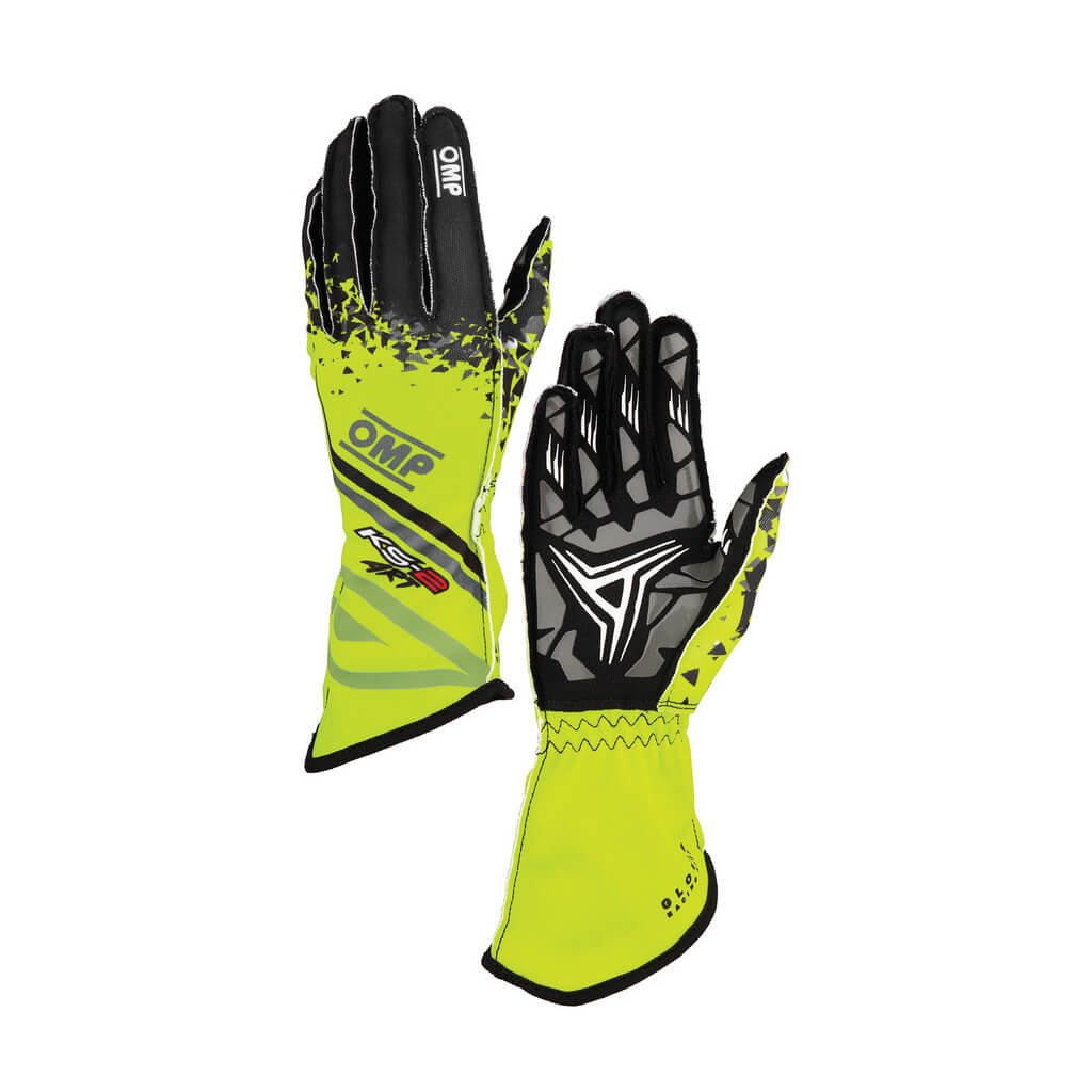 GUANTES OMP KARTING KS-2 ART MY2025 AMARILLO / NEGRO TALLA 6 (NIÑOS) - OMP original VRM Motorsports imagen 1
