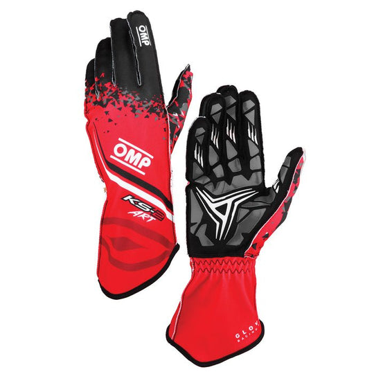 GUANTES OMP KARTING KS-2 ART MY2025 ROJO / NEGRO TALLA M - OMP original VRM Motorsports imagen 1