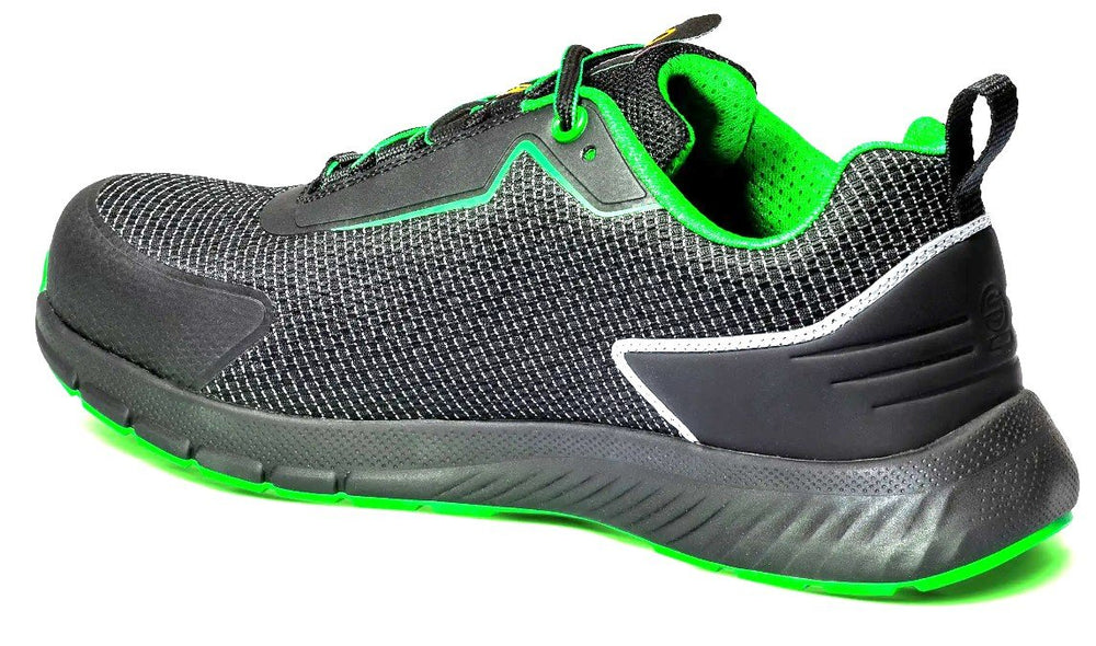 Zapato Seguridad Sparco Traction Sanyo Negro/Verde Talla 40 - Sparco original VRM Motorsports imagen 2