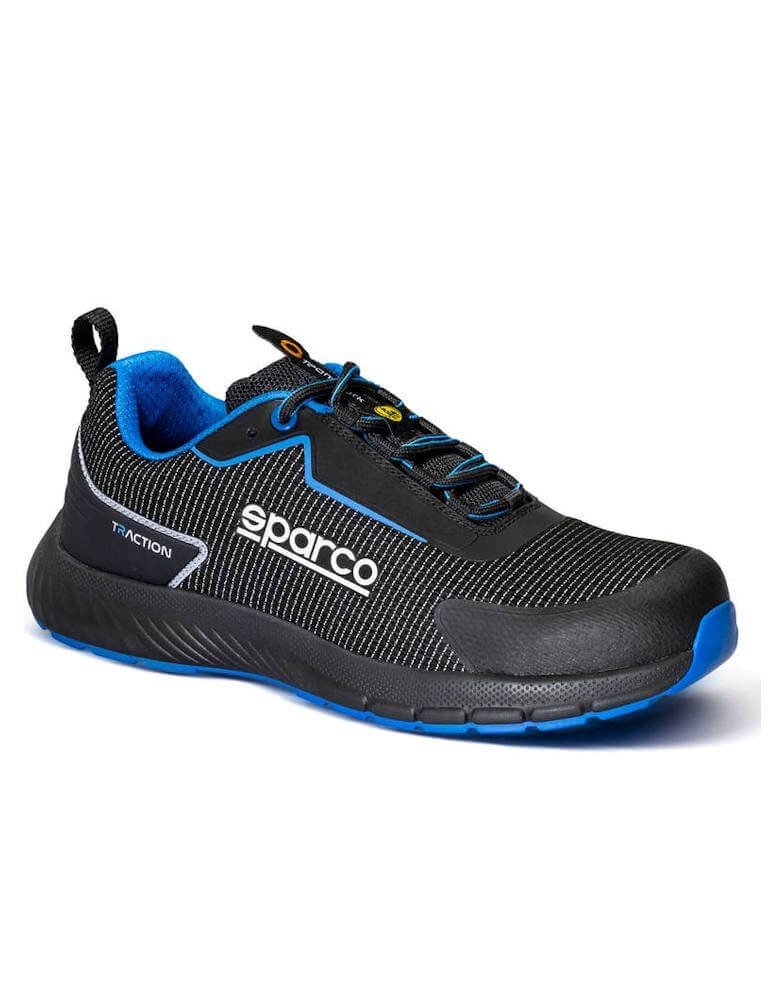 Zapato Seguridad Sparco Traction Suzuka Negro/Azul Talla 45 - Sparco original VRM Motorsports imagen 2