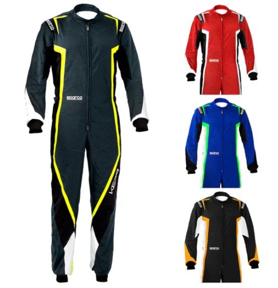 Sparco Mono K44 Kerb Femenino Negro/Gris/Amarillo - Sparco original VRM Motorsports imagen 4