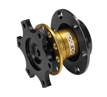 Sparco Extractor Quick Release Racing Negro/Amarillo - Sparco original VRM Motorsports imagen 2