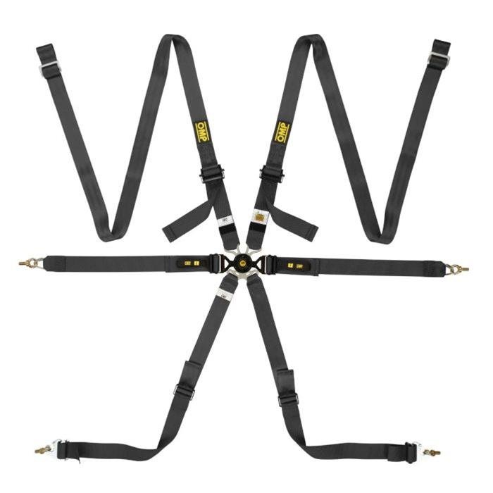 ARNES OMP 6 PUNTOS ONE 2" VERSA ENDURANCE NEGRO - OMP original VRM Motorsports imagen 1