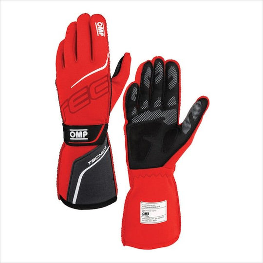 GUANTES OMP TECNICA FIA 8856-2018 ROJO / NEGRO TALLA L - OMP original VRM Motorsports imagen 2