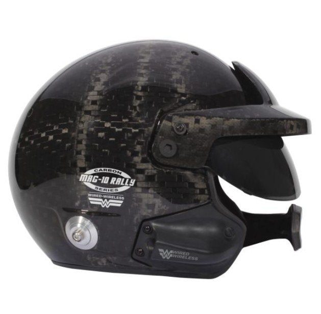 Casco Bell Mag-10 Rally Ww Carbon (Hans) Interior Naranja Talla 56 Fia8859-2024/Sa2020 - imagen 2 | VRM Motorsports
