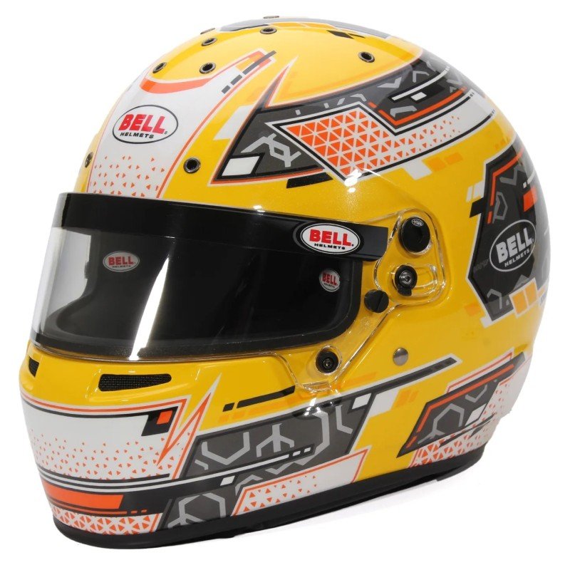 Casco Bell Rs7-K Stamina Antracita/Amarillo Talla M (58-59) Fia8878-2024/K2020 - imagen 2 | VRM Motorsports