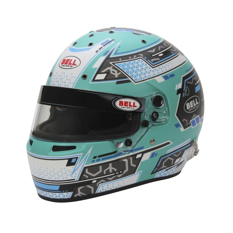 Casco Bell Rs7 Stamina Antracita/Aquamarine (Hans)Talla 56 Fia8859-2024/Sa2020 - imagen 2 | VRM Motorsports