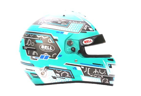 Sparco Casco Bell Rs7 Stamina Antracita/Aquamarine (Hans)Talla 54 Fia8859-2024/Sa2020 - Sparco original VRM Motorsports imagen 1