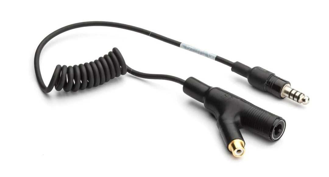 Sparco Adaptador Extension - Hembra 4 Pin Std+Rca : Macho 4 Pin Std - L_15Cm - Cable Enrollado - Sparco original VRM Motorsports imagen 1