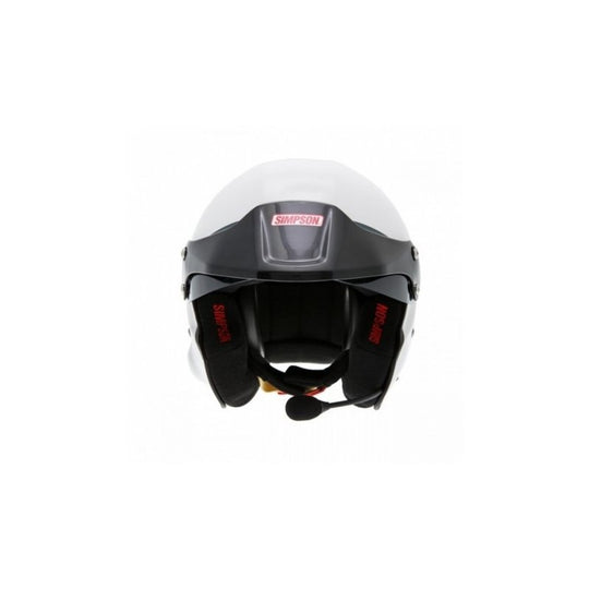 Casco Rally Blanco Talla Xs HANS (Visera Blanca) Simpson VRM Motorsports imagen 4
