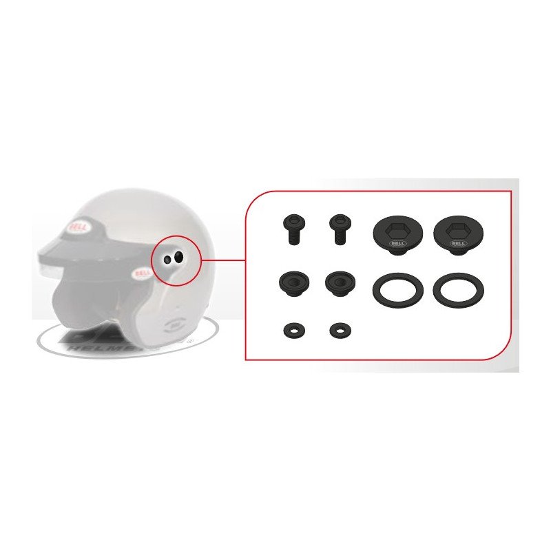 Kit Tornillos- Hcb Hp10/Mag-10 Rally Casco Bell - Bell | VRM Motorsports