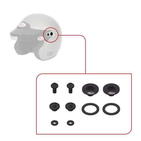 Sparco Kit De Anclajes - Mag/Mag Rally Casco Bell - Sparco original VRM Motorsports imagen 1