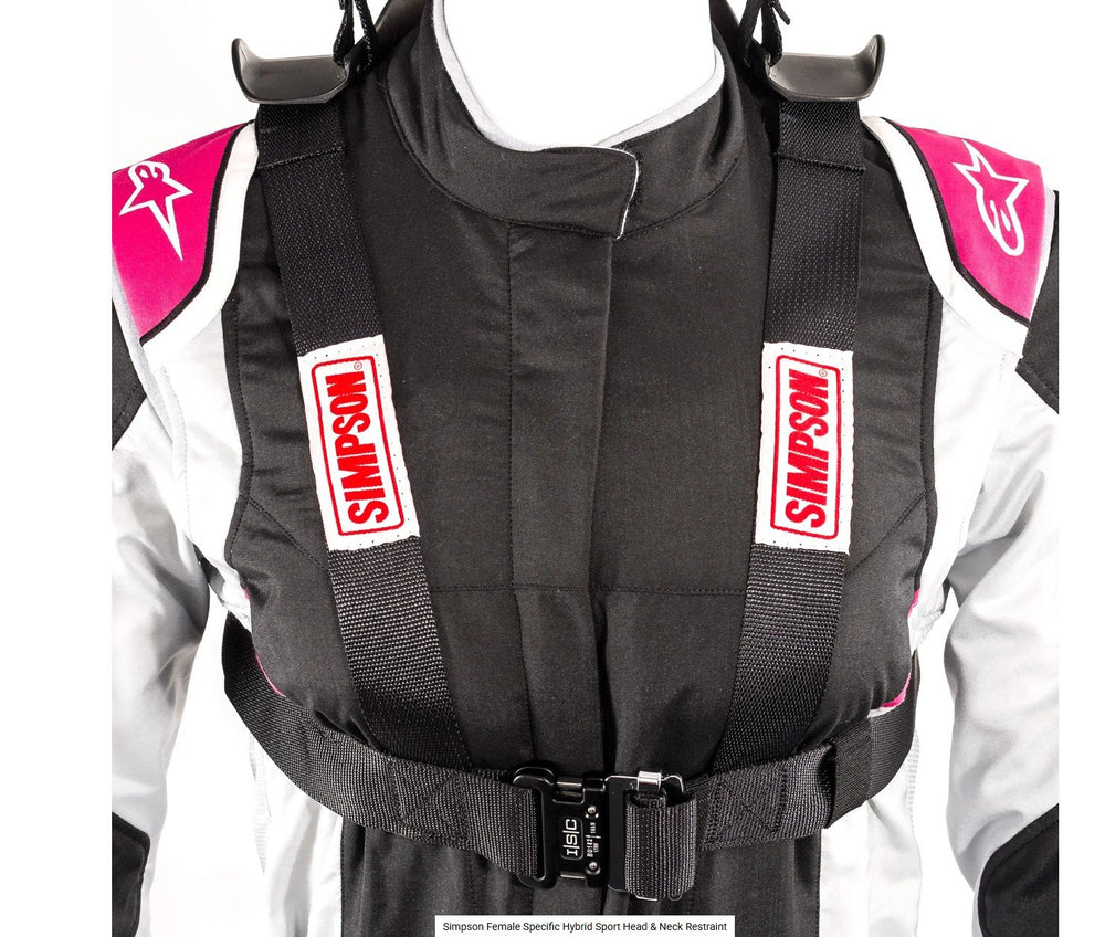 Sparco Hans Hybrid Sport Femenino X-Small Anclaje Estandar - Sparco original VRM Motorsports imagen 2
