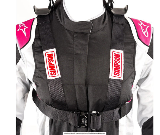 Sparco Hans Hybrid Sport Femenino X-Small Anclaje Estandar - Sparco original VRM Motorsports imagen 2