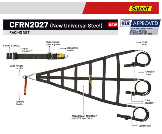 Sparco Red Sabelt Fia8863-2013 Homologado F296 - Sparco original VRM Motorsports imagen 2
