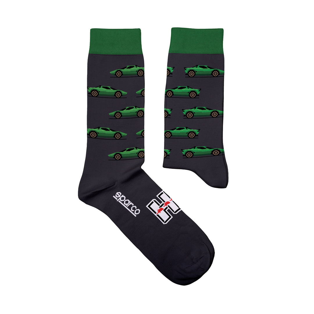 Calcetines Sparco Lancia Stratos Negro/Verde Talla 41/46 - Sparco original VRM Motorsports imagen 1