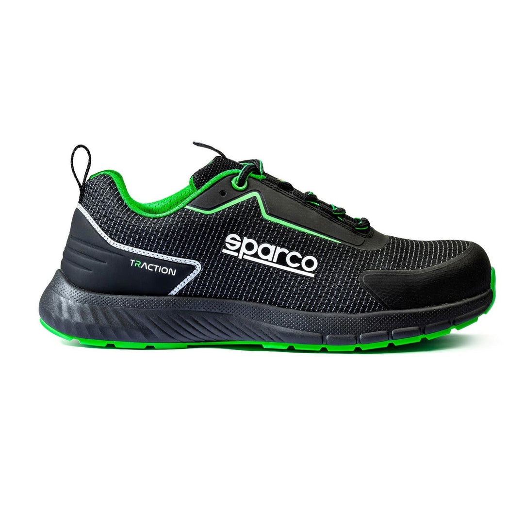 Sparco Zapato Seguridad Traction Naoki Negro/Verde Talla 39 - Sparco original VRM Motorsports imagen 1
