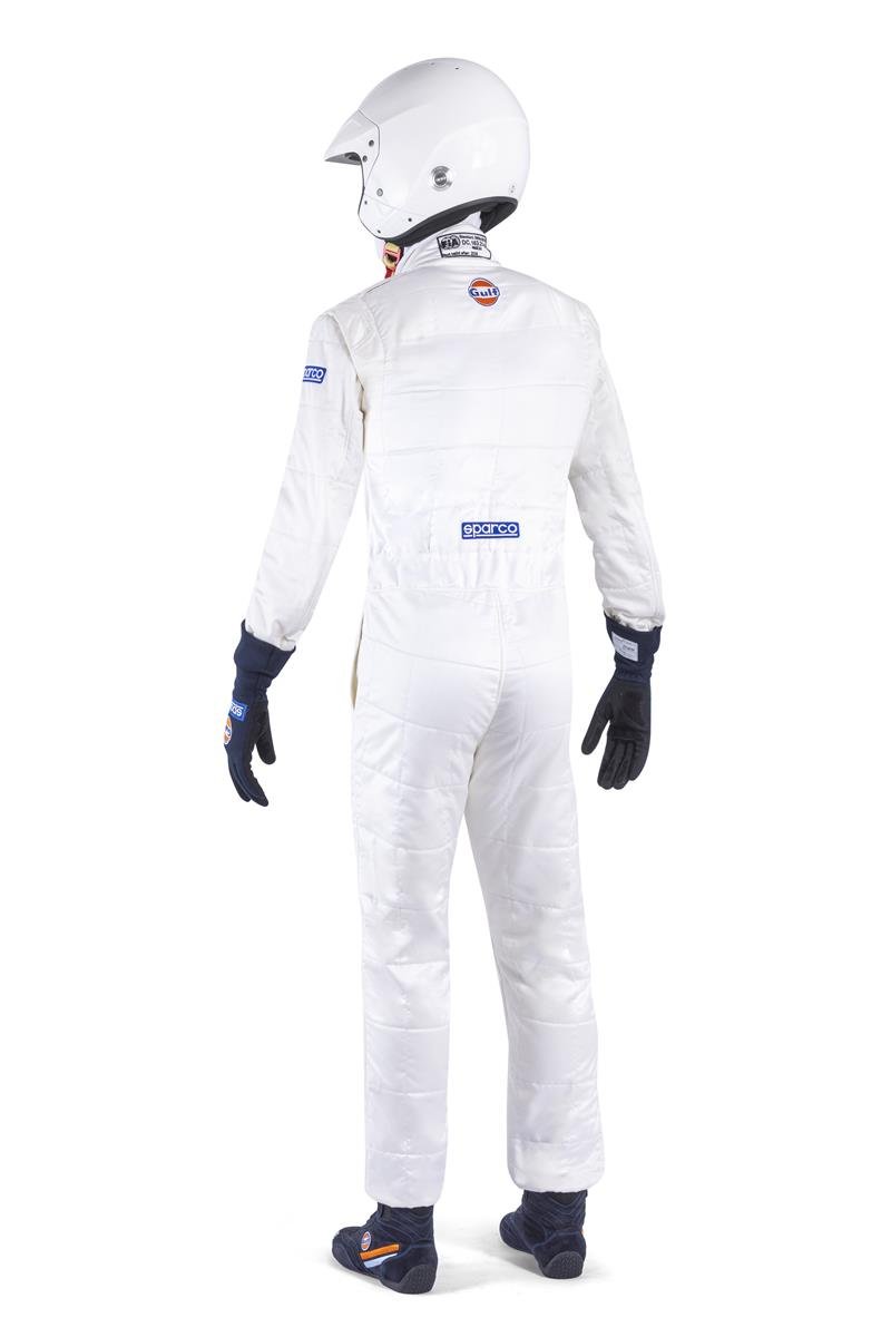 Sparco Replica De Traje De Carreras Gulf Blanco Talla 50 - Sparco original VRM Motorsports imagen 2