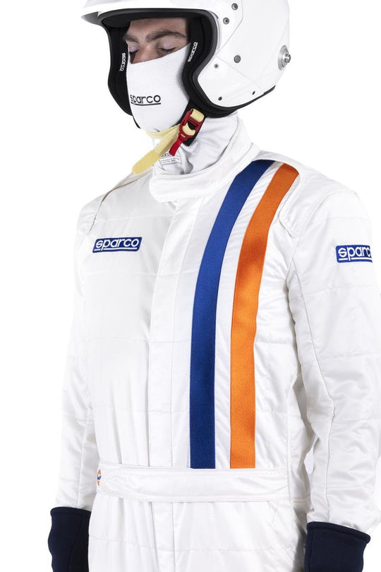Sparco Replica De Traje De Carreras Gulf Blanco Talla 66 - Sparco original VRM Motorsports imagen 3