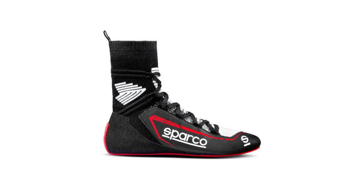 Zapatillas Sparco FIA Ndis X Light+ Talla 46 Negro/Rojo - Sparco original VRM Motorsports imagen 1