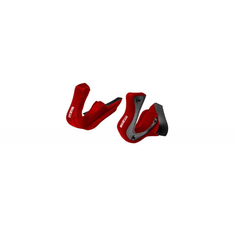 Almohadillas Mejillas Sparco Para Casco Rj Rojo 35Mm - Sparco original VRM Motorsports imagen 1
