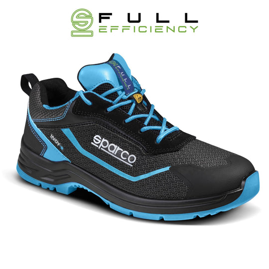 Zapato Seguridad Sparco Indy-E Negra/Celeste Talla 39 - Sparco original VRM Motorsports imagen 1