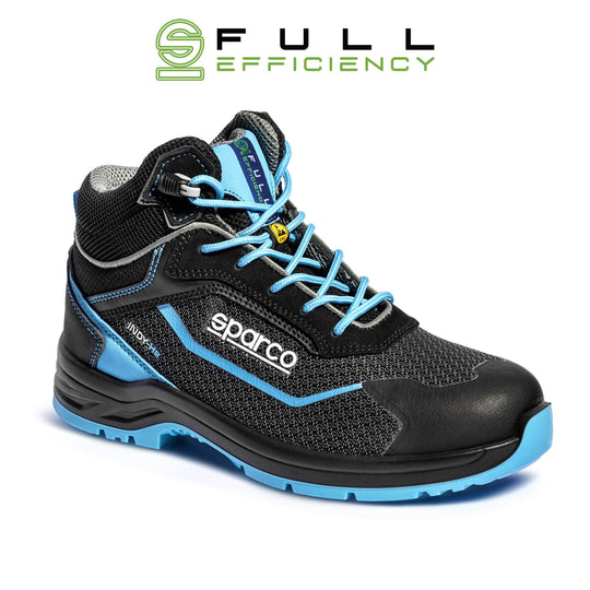 Zapato Seguridad Sparco Indy-He Negra/Celeste Talla 37 - Sparco original VRM Motorsports imagen 1