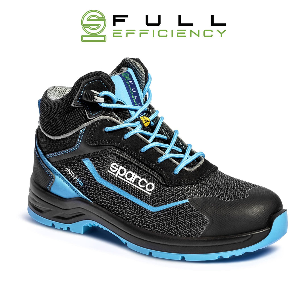Zapato Seguridad Sparco Indy-He Negra/Celeste Talla 41 - Sparco original VRM Motorsports imagen 1
