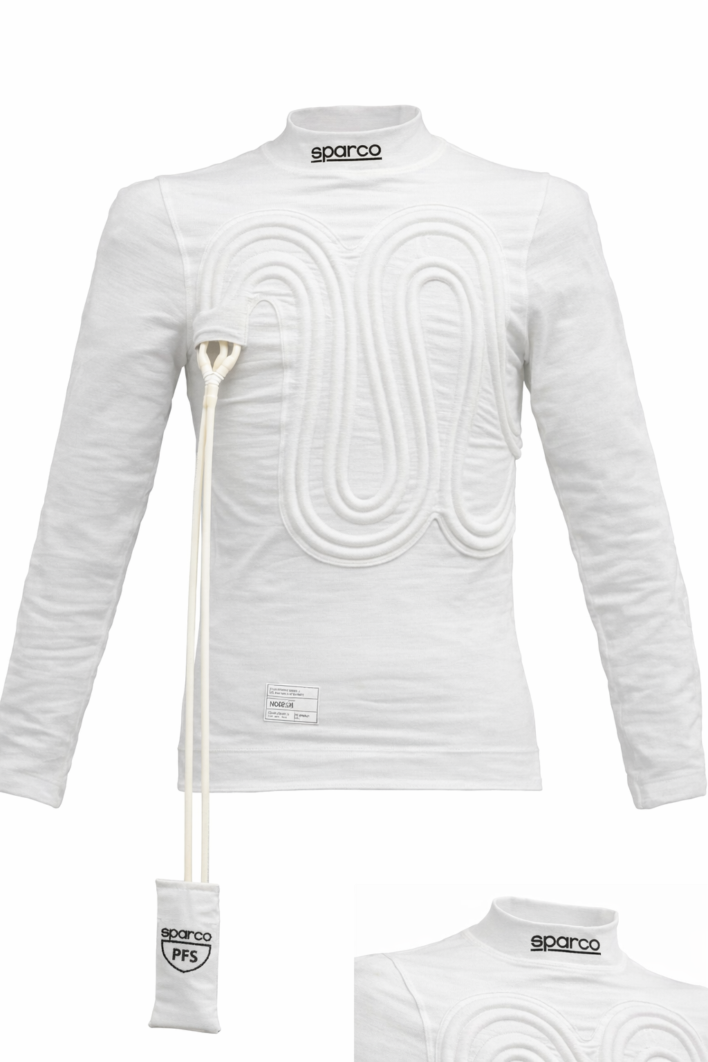 Camiseta Sparco Ignifuga Refrescante Front R586 Blanca Talla M - Sparco original VRM Motorsports imagen 1
