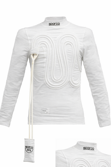 Camiseta Sparco Ignifuga Refrescante Front R586 Blanca Talla M - Sparco original VRM Motorsports imagen 1