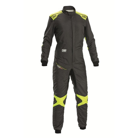 OMP TRAJE CARRERAS ONE EVO AIR FIA 8856-2018 GRIS HIERRO/AMARILLO FLUOR TALLA 48 - OMP original VRM Motorsports imagen 1