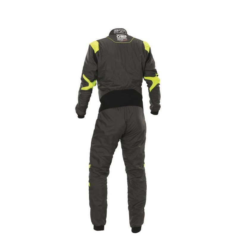 OMP TRAJE CARRERAS ONE EVO AIR FIA 8856-2018 GRIS HIERRO/AMARILLO FLUOR TALLA 48 - OMP original VRM Motorsports imagen 2