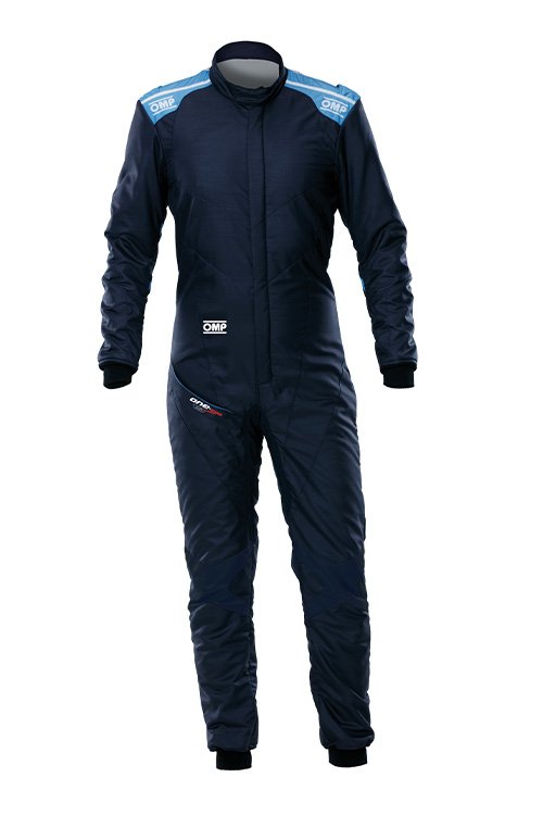OMP TRAJE CARRERAS ONE EVO AIR FIA 8856-2018 AZUL MARINO/AZUL CLARO TALLA 62 - OMP original VRM Motorsports imagen 1