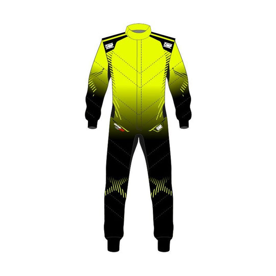 OMP TRAJE CARRERAS AIR ONE ART FIA 8856-2018 NEGRO/AMARILLO FLUOR TALLA 54 - OMP original VRM Motorsports imagen 1