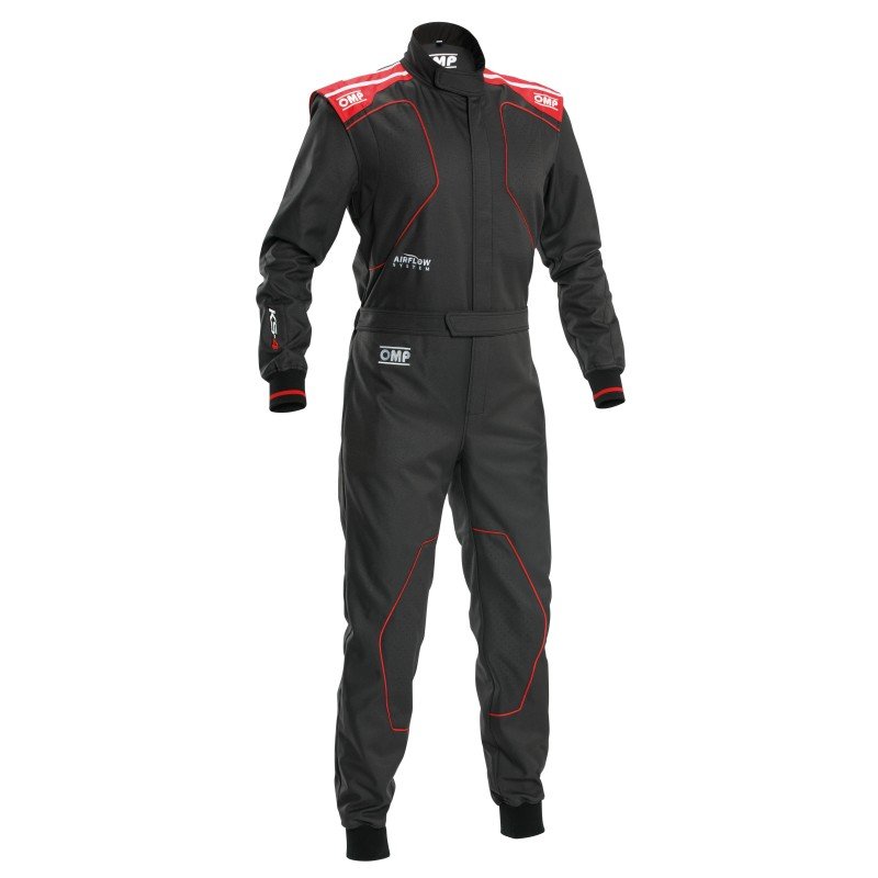 TRAJE KARTING OMP KS-4 MY2026 NEGRO/ROJO TALLA M - OMP original VRM Motorsports imagen 1