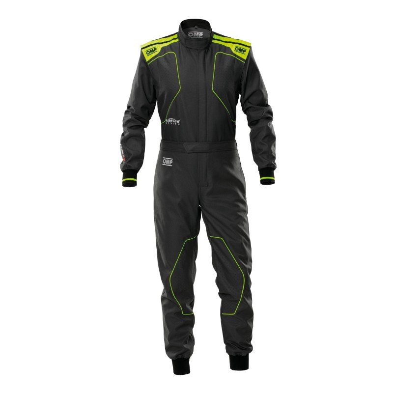 TRAJE KARTING OMP KS-4 MY2026 ANTRACITA/AMARILLO FLUOR TALLA M - OMP original VRM Motorsports imagen 1