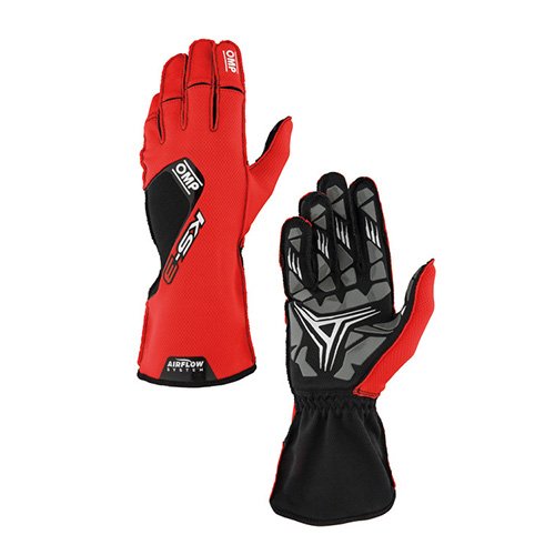 GUANTES OMP KARTING KS-3 MY2026 ROJOS/NEGROS TALLA XL - OMP original VRM Motorsports imagen 1