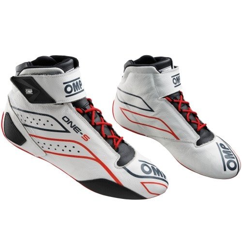 BOTINES OMP ONE-S FIA 8856-2018/SFI BLANCOS TALLA 44 - OMP original VRM Motorsports imagen 1
