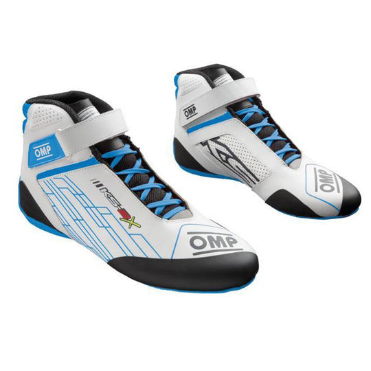 OMP KS-2X BOTINES KARTING FIA 8877-2022 BLANCO/CIAN TALLA 41 - OMP original VRM Motorsports imagen 1