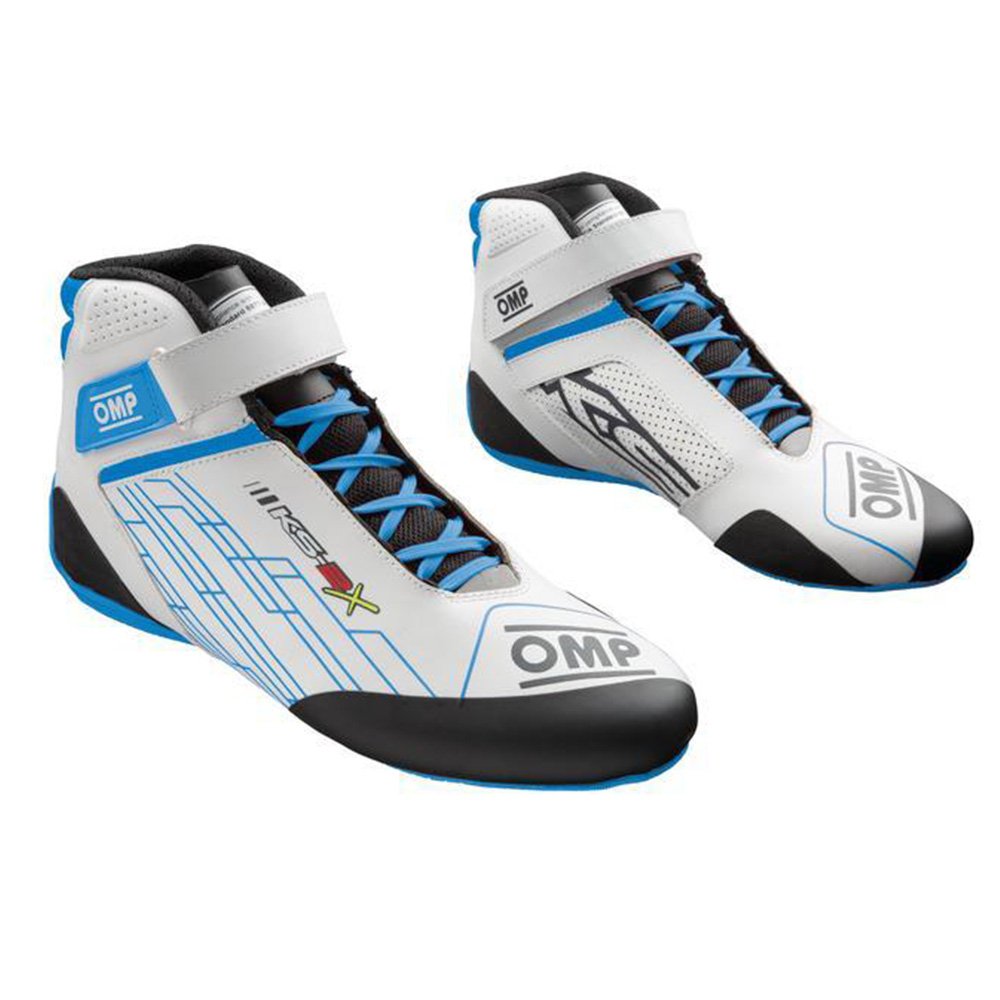 OMP KS-2X BOTINES KARTING FIA 8877-2022 BLANCO/CIAN TALLA 46 - OMP original VRM Motorsports imagen 1