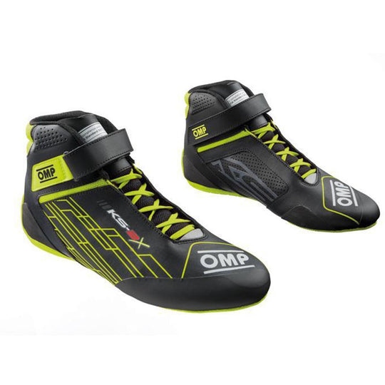 OMP KS-2X BOTINES KARTING FIA 8877-2022 NEGRO/AMARILLO FLUOR TALLA 38 - OMP original VRM Motorsports imagen 1