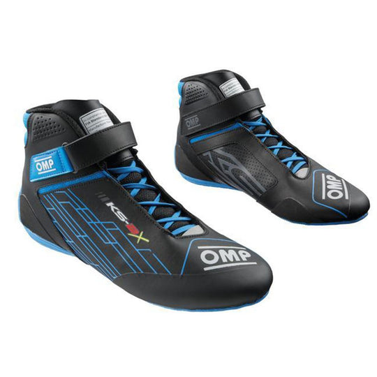 OMP KS-2X BOTINES KARTING FIA 8877-2022 NEGRO/CIAN TALLA 39 - OMP original VRM Motorsports imagen 1