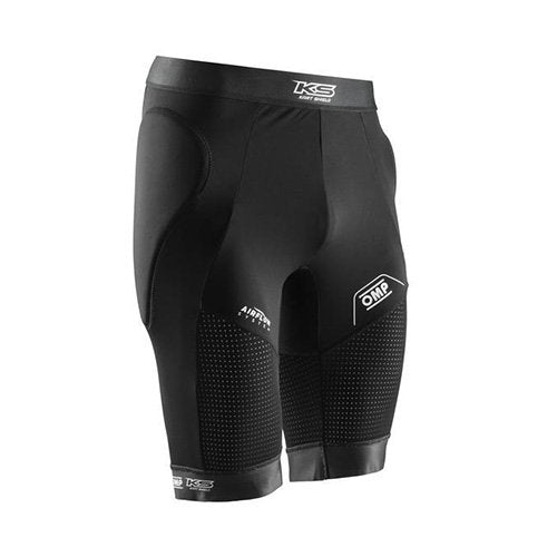 PANTALONES OMP CORTOS KARTING NEGROS CON RELLENO TALLA S - OMP original VRM Motorsports imagen 1