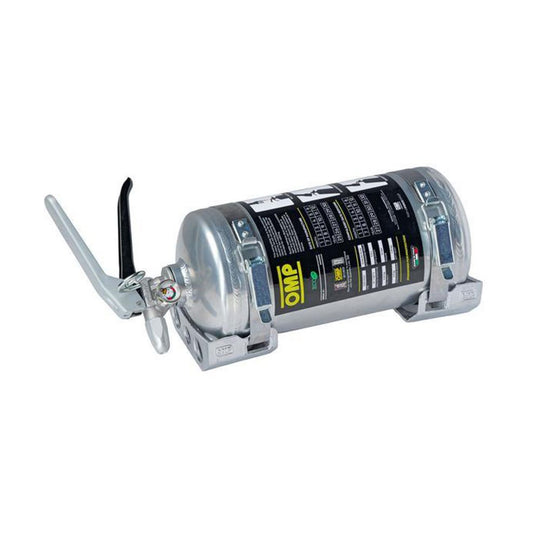 OMP EXTINTOR MANUAL DE ACERO ALUMINIO PLATA 2,4KG ECOLIFE PLUS - OMP original VRM Motorsports imagen 3