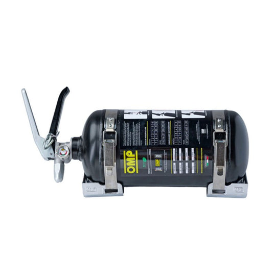 OMP EXTINTOR MANUAL DE ACERO NEGRO 2,4KG ECOLIFE PLUS - OMP original VRM Motorsports imagen 1
