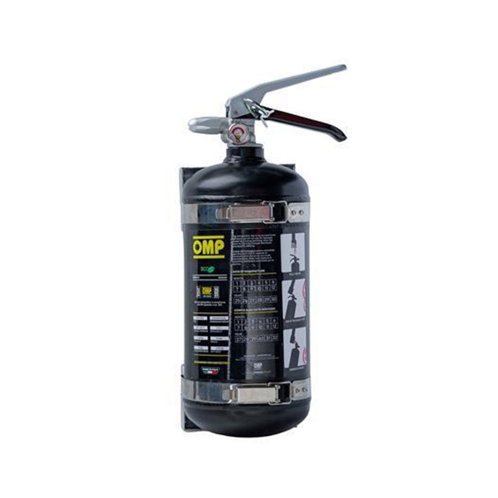 OMP EXTINTOR MANUAL DE ACERO NEGRO 2,4KG ECOLIFE PLUS - OMP original VRM Motorsports imagen 3