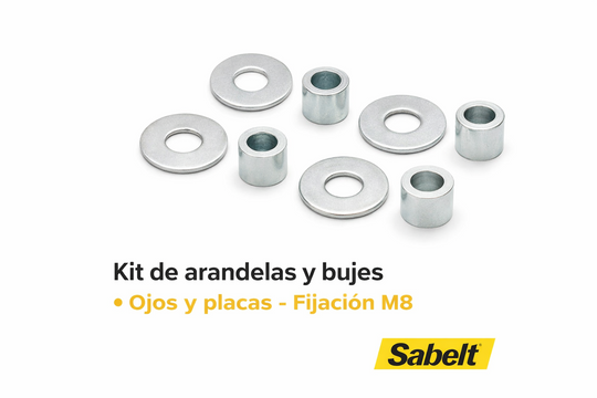Sparco Kit De Arandelas Y Bujes Para Fijación M8 - 6 Unidades Ojos Y Placas - Sparco original VRM Motorsports imagen 1
