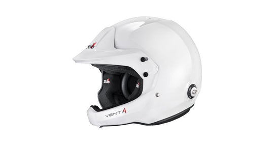 Sparco Casco Stilo Venti4 Wrc Composite Rally Blanco Fia8859-24 Sa2025 Hans Blanco Fia8858-10-Talla 57 - Sparco original VRM Motorsports imagen 3