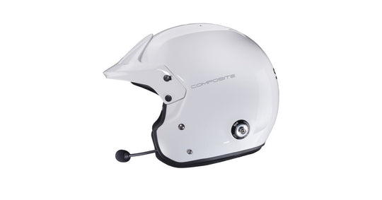 Sparco Casco Stilo Venti4 Trophy Composite Plus Blanco Fia8859-24 Sa2025 Hans Blanco Fia8858-10-Talla 61 - Sparco original VRM Motorsports imagen 4